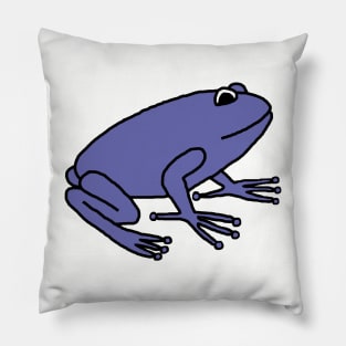 Very Peri Periwinkle Blue Frog Color of the Year 2022 Pillow