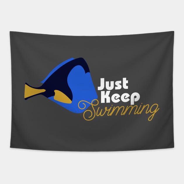 What would dory do? Tapestry by WereAllMadBoutique