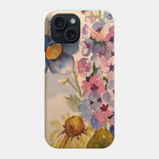 flowers watercolor Phone Case