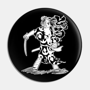 Hyakkimaru The Cursed Ronin Pin