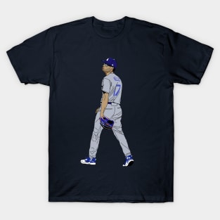 Women's Joe Kelly Los Angeles Dodgers Backer Slim Fit T-Shirt - Ash