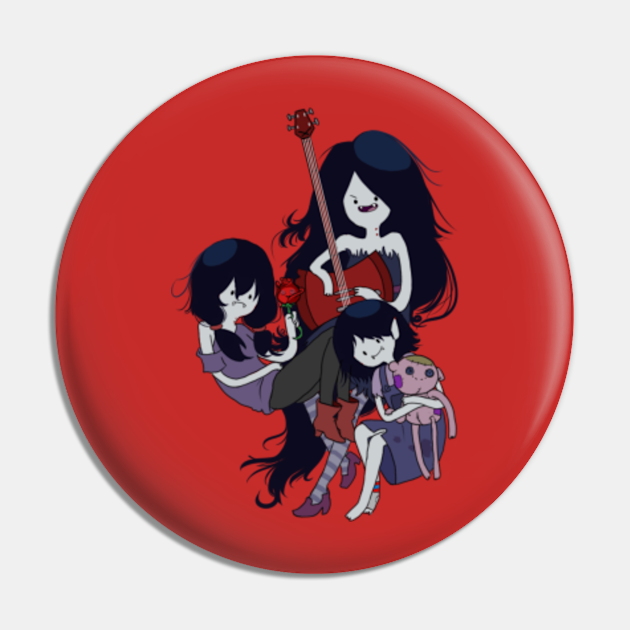 Marceline Collection Adventure Time Marceline Pin TeePublic