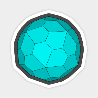 Gmtrx Seni Lawal Pentagonal hexecontahedron Magnet