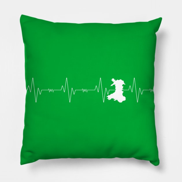 Welsh Heartbeat Pillow by Miranda Nelson