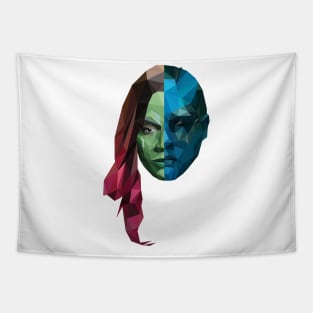 Gamora - Nebula Poly Tapestry