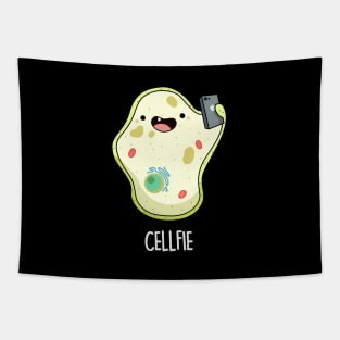 Cellfie Funny Biology Pun Tapestry