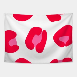 Large, Pink and Red, Leopard Spots Pack Tapestry