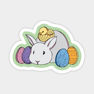 Springtime bunny Magnet