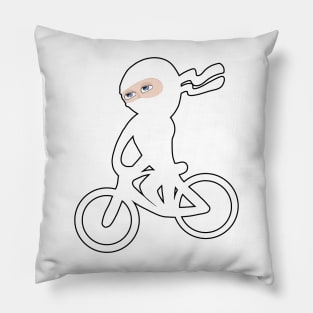 Bike Ninja Pillow