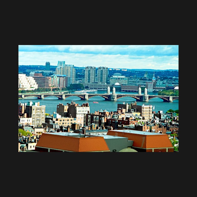 Longfellow Bridge and Boston Skyline by bobmeyers