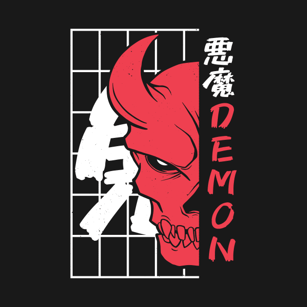 Oni Means Demon by LAPublicTees