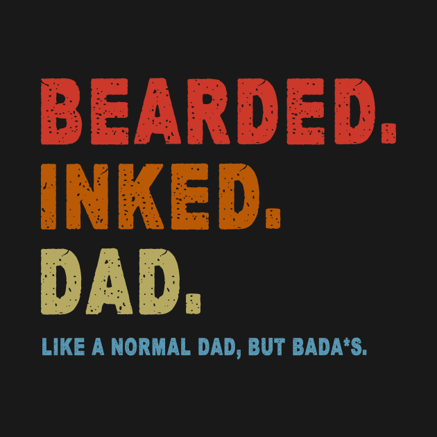 Bearded inked dad. by TEEPHILIC