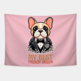 My Best French Groom Tapestry