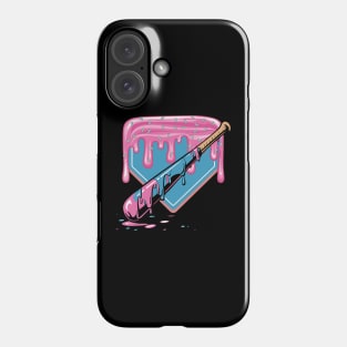Baseball Plate Drip Ice Cream Phone Case