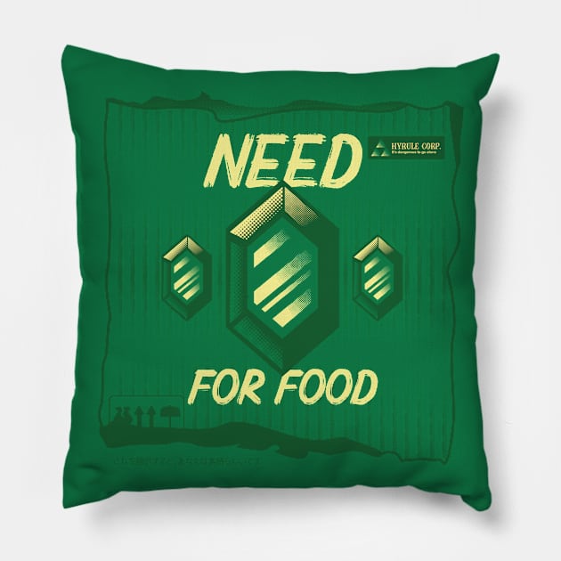 Need Rupee for food Pillow by andrefellip