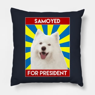 Samoyed For President Pillow