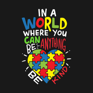 Autism Be Kind Kindness T-Shirt