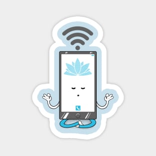 Yoga-Phone Magnet