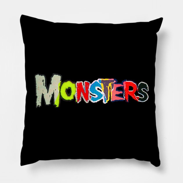 Famous Monsters Pillow by You Killed Me First