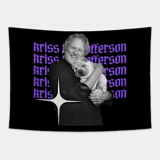 Kris kristofferson x retro designs Tapestry