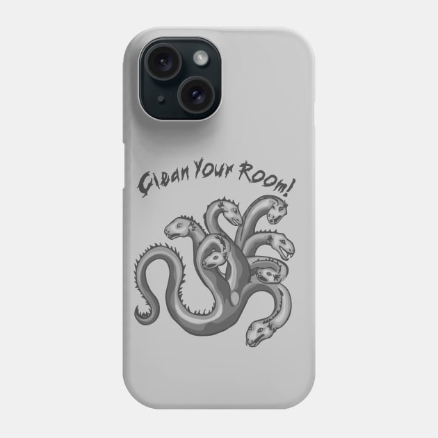 Clean Your Room Hydra Phone Case by Slightly Unhinged