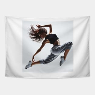 Harmony in Motion: The Evocative Elegance of Modern Jazz Dance Tapestry