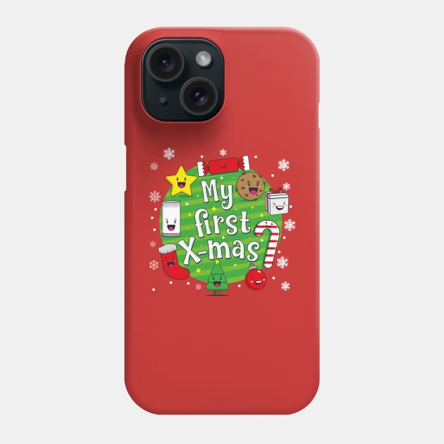 My First Christmas Phone Case by Bubsart78