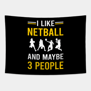 3 People Netball Tapestry