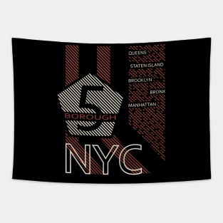 New York 5 borough Tapestry