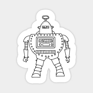 BOTTIE Super cute retro robot Magnet