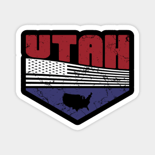 Retro Vintage Utah USA Magnet