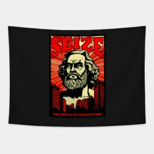 Seize The Means of Production Tapestry