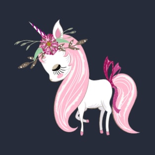 Cute Unicorn Girl T-Shirt