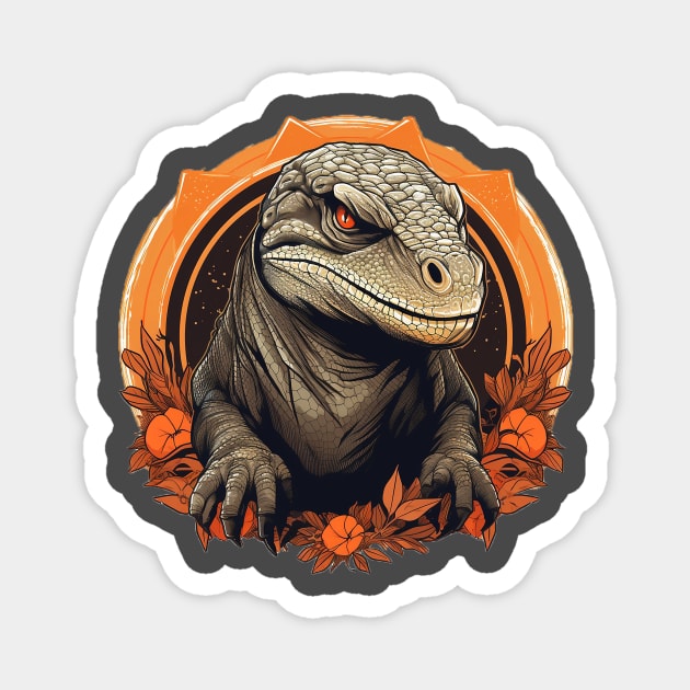 komodo dragon Magnet by piratesnow