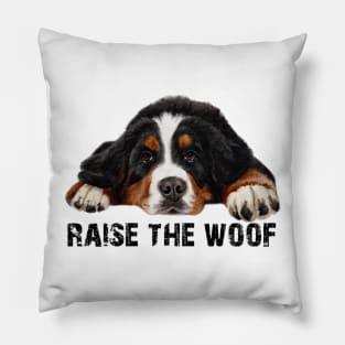 bernese mountain dog Pillow