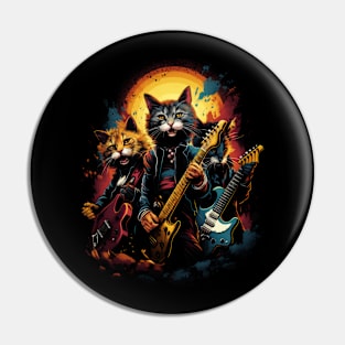 The Meow Band Pin