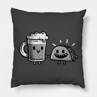 Cerveza y Taco Classic Pillow