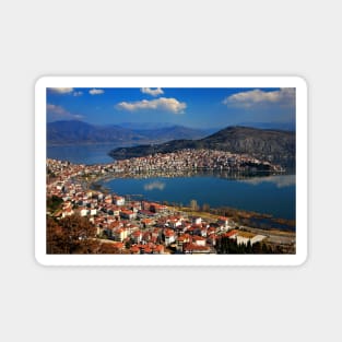 Kastoria & Orestiada lake - Macedonia, Greece Magnet