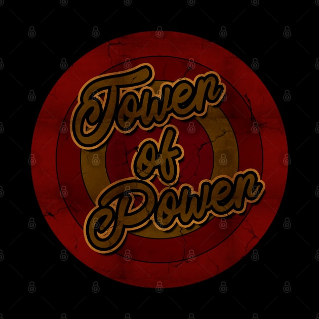 Circle Retro Tower Of Power by Electric Tone
