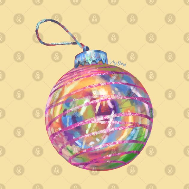 Holographic Holiday Ornament by VeryBerry