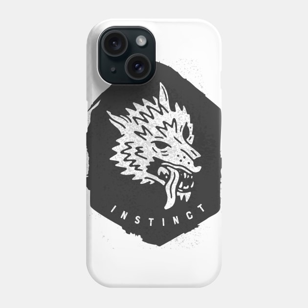 Instinct - Wolf Phone Case by NJORDUR