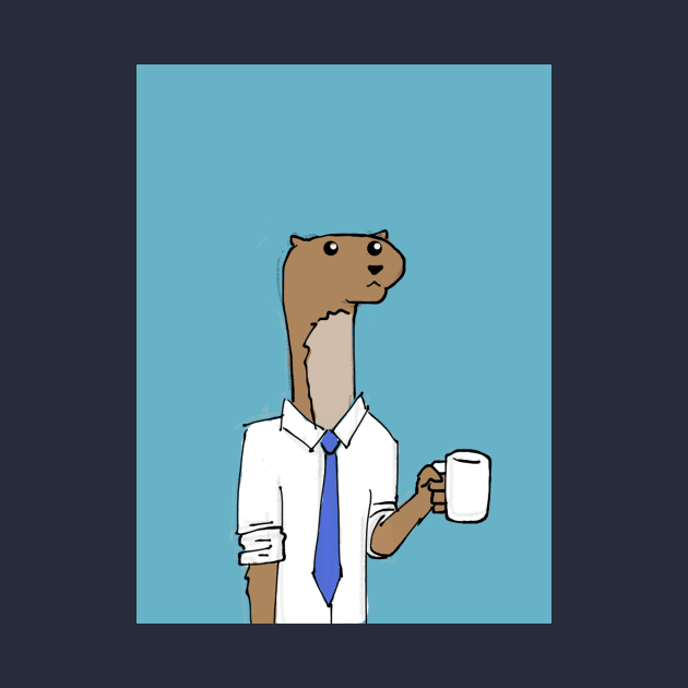 Office Weasel by PruneyToons