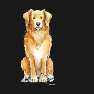 Golden Retriever Sitt'n Pretty T-Shirt