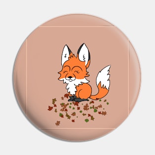 Fall Fox Pin