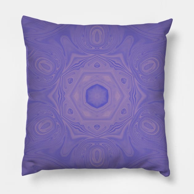 Beautiful lavender kaleidoscope Pillow by hereswendy