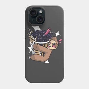 Sloth Bubble Tea Phone Case