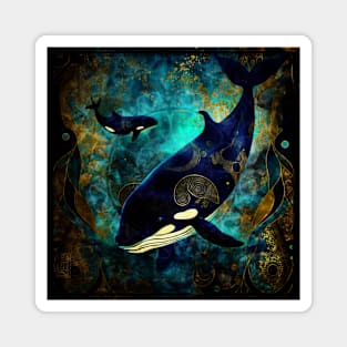 Orca Whale Spirit, Beautiful Sea Life Magnet