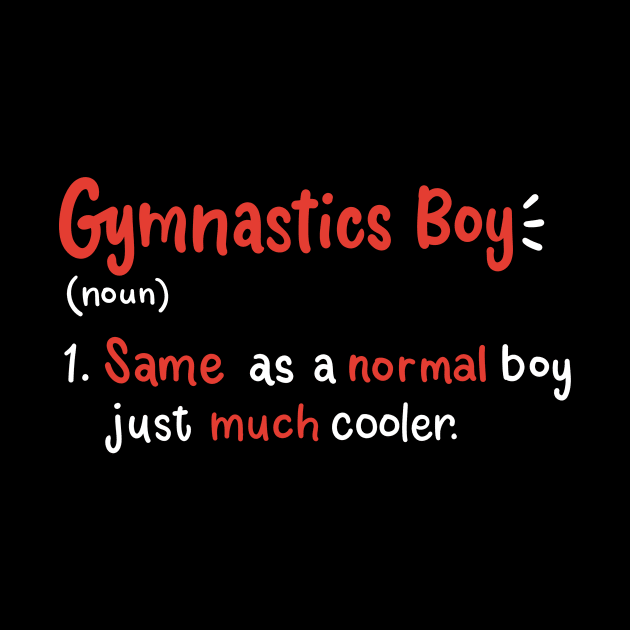 Gymnastics Boy Gymnasts Definition by KAWAIITEE