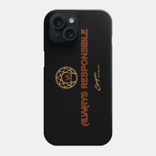 Enneagram 6 Typography Phone Case