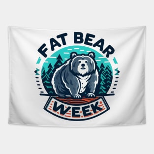 Fat Polar Bear Week Tapestry